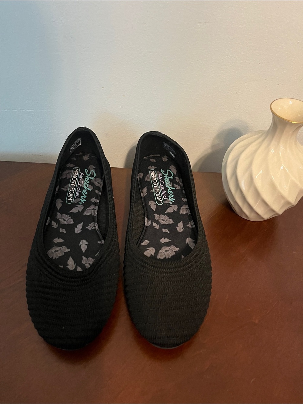 Skechers Casey Slip-On Memory Foam Flats